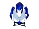 Kits Carenado Moto Suzuki GSXR 600 / GSXR 750 2008-2010 - Azul Blanco Rojo