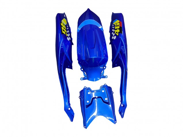 Carenados Moto Suzuki GSXR 600 / GSXR 750 2008-2010 - Azul Fluorescent Verde Tiburón