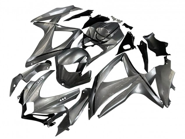 Carenados Moto Suzuki GSXR 600 / GSXR 750 2008-2010 - Gris Mate Negro