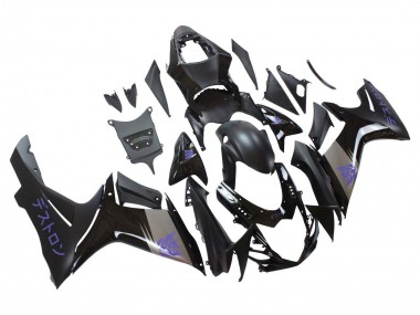 Carenados Moto Suzuki GSXR 600 / GSXR 750 2011-2024 - Negro Mate Gris Púrpura