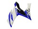 Carenados Moto Yamaha YZF R3/R25 2015-2018 - Blanco Azul Negro Carrera