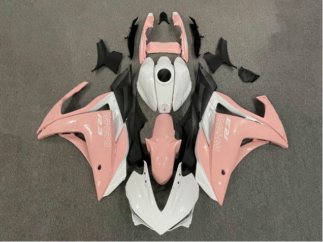 Carenados Moto Yamaha YZF R3/R25 2015-2018 - Blanco Rosa Negro Mate