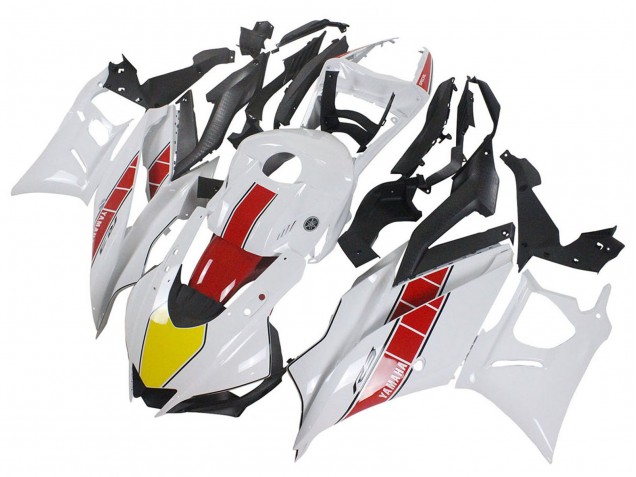 Carenados Moto Yamaha YZF R3/R25 2019-2021 - Blanco Rojo Amarillo Negro