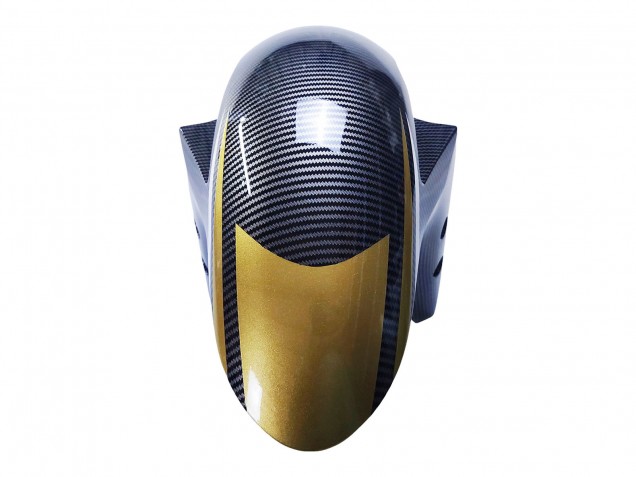 Carenados Moto Yamaha YZF R3/R25 2022-2024 - Negro FibraCarbono Estilo Oro Rojo ABBOT