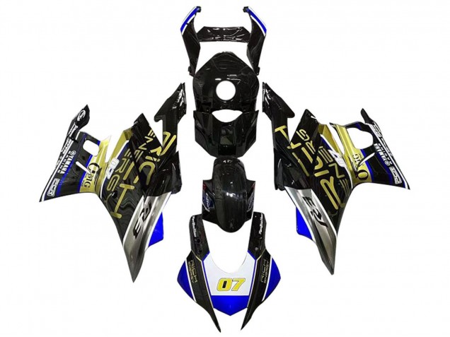 Carenados Moto Yamaha YZF R3/R25 2022-2024 - Blanco Azul Oro Negro Brillante