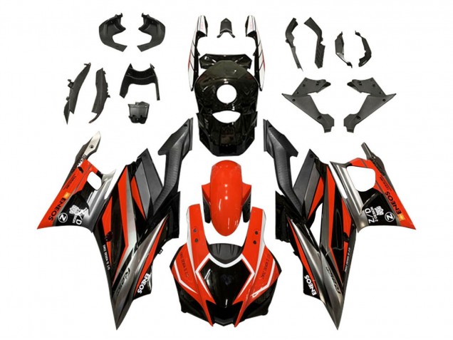 Carenados Moto Yamaha YZF R3/R25 2022-2024 - Rojo Gris Negro ENEOS