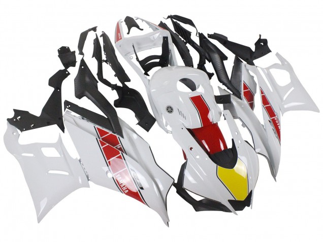 Carenados Moto Yamaha YZF R3/R25 2022-2024 - Blanco Rojo Amarillo Negro