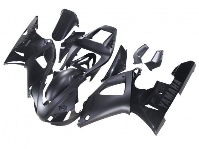 Carenados Moto Yamaha YZF 1000 R1 1998-1999 - Negro Mate Negro Brillante