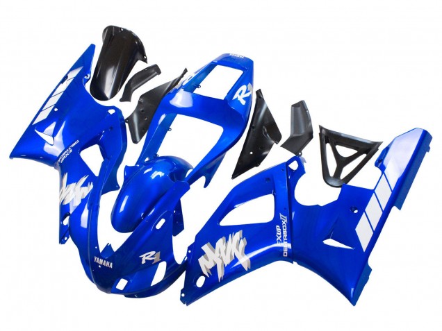 Carenados Moto Yamaha YZF 1000 R1 1998-1999 - Azul Blanco