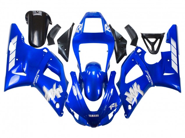 Carenados Moto Yamaha YZF 1000 R1 1998-1999 - Azul Blanco
