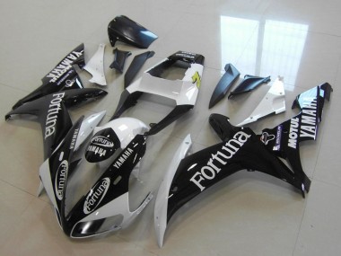 Carenados Moto Yamaha YZF R1 2002-2003 - Blanco Negro Brillante Fortuna Motul