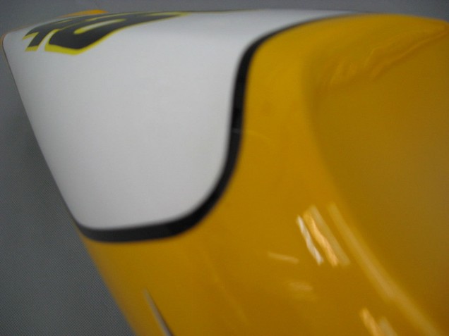 Carenados Moto Yamaha YZF 1000 R1 2000-2001 - Blanco Amarillo Azul Motul Camello