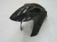 Carenados Moto Yamaha YZF 1000 R1 2000-2001 - Negro Brillante Blanco Calcomanía