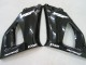 Carenados Moto Yamaha YZF 1000 R1 2000-2001 - Negro Brillante Blanco Calcomanía