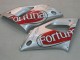 Carenados Moto Yamaha YZF 1000 R1 2000-2001 - Plata Rojo Fortuna Motul