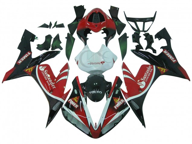 Carenados Moto Yamaha YZF 1000 R1 2004-2006 - Rojo Blanco Negro Verde Volvo Jika Fimer Santander