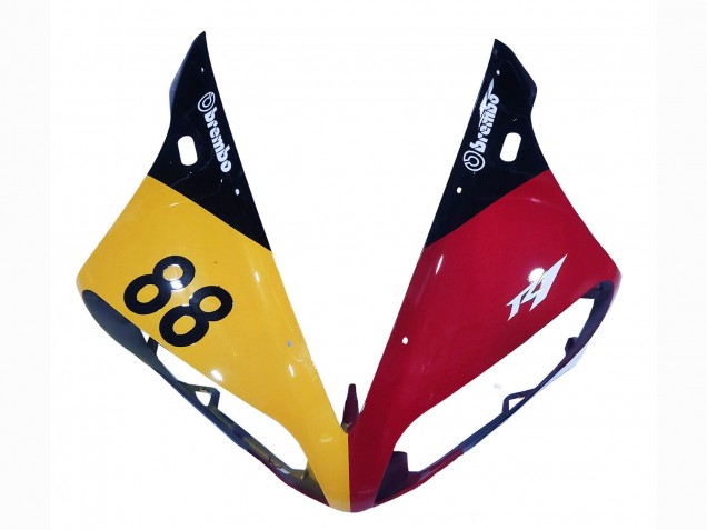 Carenados Moto Yamaha YZF 1000 R1 2004-2006 - Amarillo Rojo Blanco Negro YSP 88