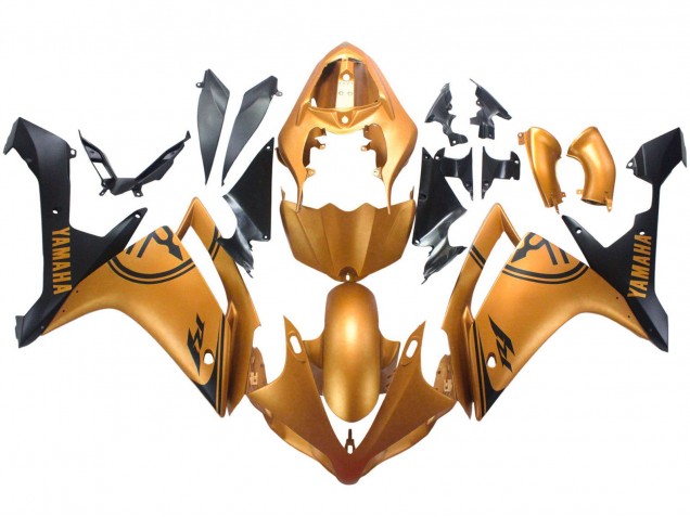 Carenados Moto Yamaha YZF 1000 R1 2007-2008 - Oro Negro