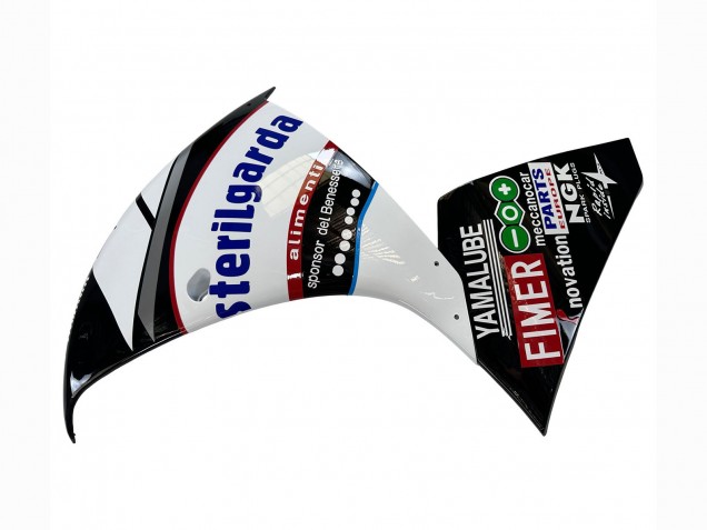 Carenados Moto Yamaha YZF 1000 R1 2009-2011 - Negro Brillante Blanco Rojo Volvo Fimer Yamalube 87