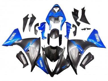 Carenados Moto Yamaha YZF 1000 R1 2012-2014 - Azul Negro Brillante