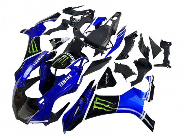 Carenados Moto Yamaha YZF 1000 R1 2015-2019 - Azul Negro Brillante Verde Monstruo