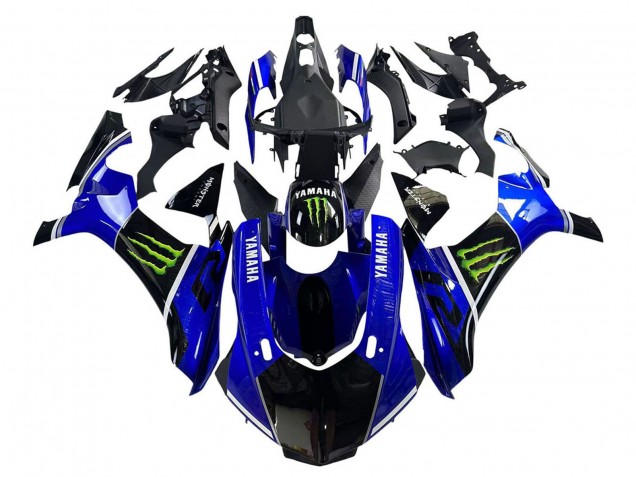 Carenados Moto Yamaha YZF 1000 R1 2015-2019 - Azul Negro Brillante Verde Monstruo