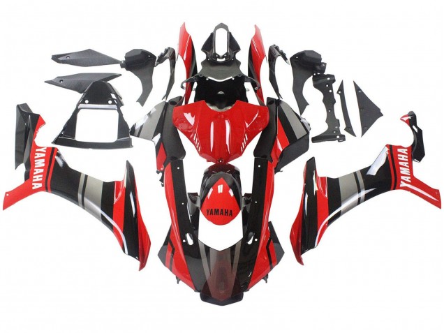 Carenados Moto Yamaha YZF 1000 R1 2015-2019 - Rojo Negro Plata