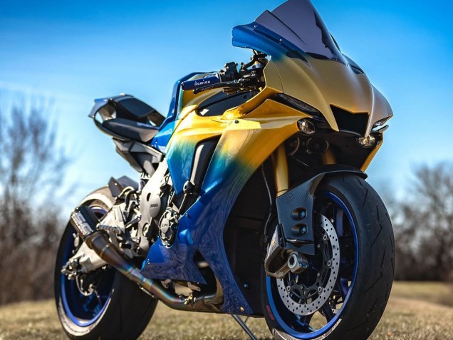 Carenados Moto Yamaha YZF 1000 R1 2020-2025 - Azul Oro