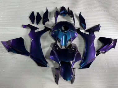 Carenados Moto Yamaha YZF 1000 R1 2020-2025 - Gradiente Azul Púrpura