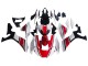 Carenado Moto Yamaha YZF 1000 R1 2020-2025 - Blanco Rojo Negro Brillante