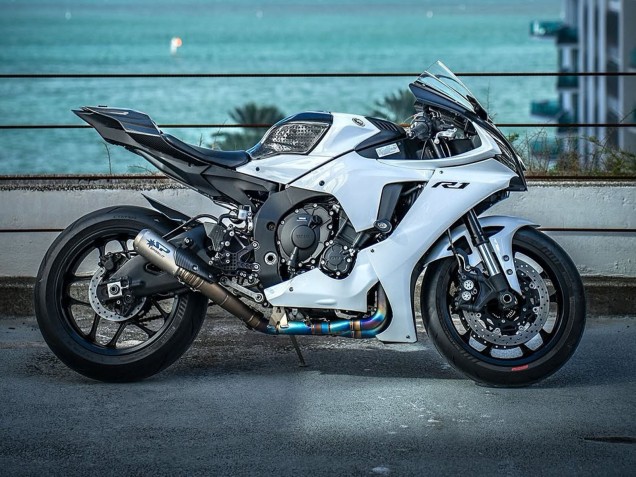 Carenado Moto Yamaha YZF 1000 R1 2020-2025 - Blanco
