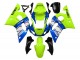 Carenados Moto Yamaha YZF 600 R6 1998-2002 - Neon Verde Azul Blanco Champions