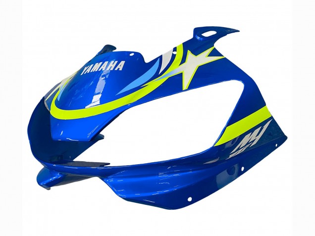 Carenados Moto Yamaha YZF 600 R6 1998-2002 - Blanco Azul Neon Amarillo Fiat Motul Michelin