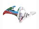 Carenados Moto Yamaha YZF R6 2003-2004 - Blanco Azul Verde Rojo Kastinee Dunlop Motul