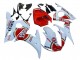 Carenados Moto Yamaha YZF R6S 2006-2009 - Blanco Rojo Lucky Strike Motul