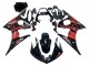Carenado Moto Yamaha YZF R6S 2006-2009 - Negro Brillante Rojo