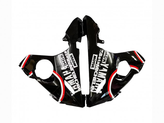 Carenados Moto Yamaha YZF R6 2003-2004 - Negro Brillante Rojo Blanco Lucky Strike Motul