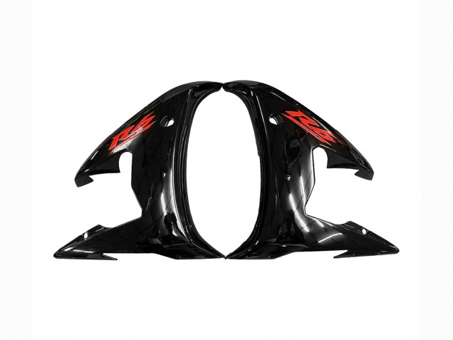 Carenados Moto Yamaha YZF R6S 2006-2009 - Negro Brillante Rojo