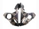 Carenados Moto Yamaha YZF R6S 2006-2009 - Gris Negro Mate Geométrico