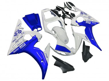 Carenados Moto Yamaha YZF R6 2003-2004 - Blanco Azul GYTR
