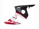 Carenados Moto Yamaha YZF R6S 2006-2009 - Rojo Blanco Negro Mate