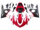 Carenados Moto Yamaha YZF R6S 2006-2009 - Rojo Blanco Negro Mate