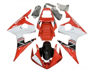 Carenados Moto Yamaha YZF R6S 2006-2009 - Rojo Blanco Negro