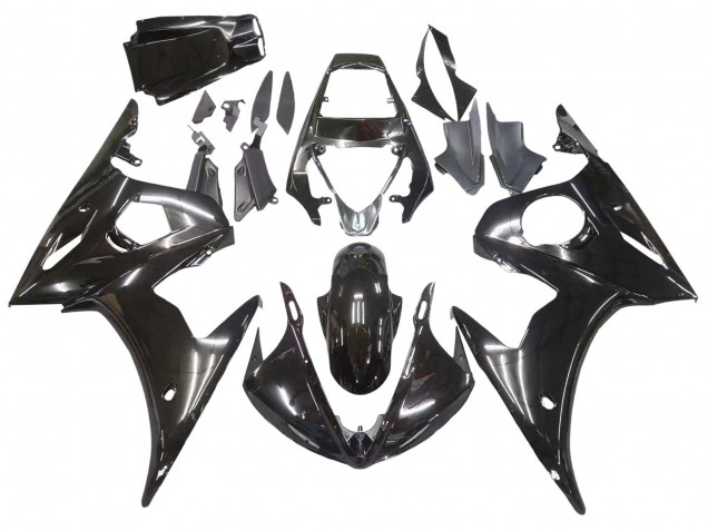Carenados Moto Yamaha YZF R6 2003-2004 - Negro Brillante
