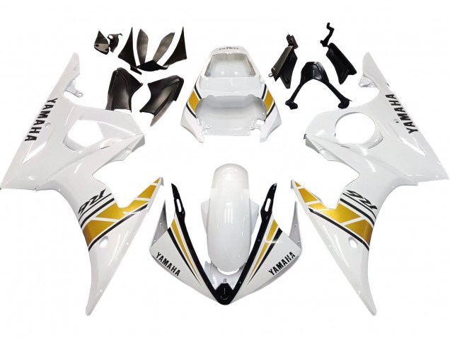 Carenados Moto Yamaha YZF R6 2003-2004 - Blanco Oro