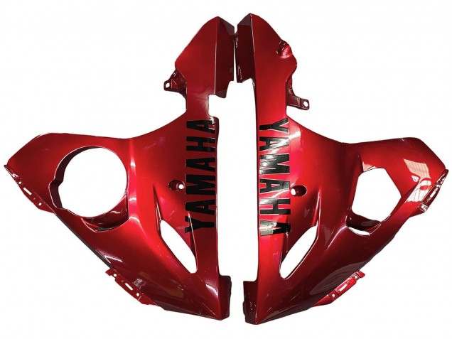 Carenado Moto Yamaha YZF 600 R6 2005 - Rojo Negro Mate
