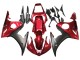 Carenado Moto Yamaha YZF 600 R6 2005 - Rojo Negro Mate