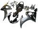 Carenados Moto Yamaha YZF 600 R6 2005 - Negro Brillante Negro Mate Oro