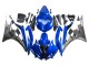 Carenados Moto Yamaha YZF 600 R6 2006-2007 - Azul Blanco Negro Brillante