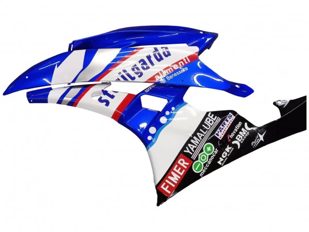 Carenados Moto Yamaha YZF 600 R6 2006-2007 - Blanco Azul Negro Fimer Volvo Yamalube Sterilgarda